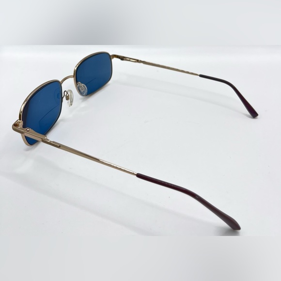 Vintage Pinnacle Montreaux Gold Rectangular Sunglasses Frames Only - Picture 5 of 8